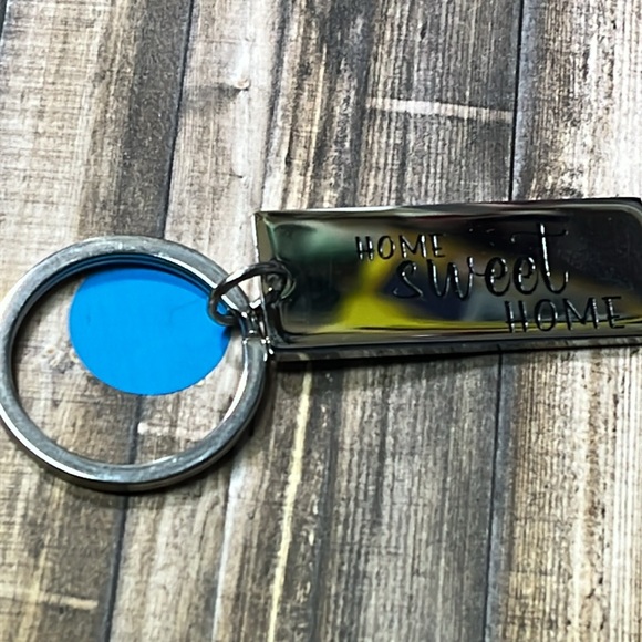 5for$10 Silver Home Sweet Home Keychain - Gift for New Home Keychain First Home - Picture 4 of 4